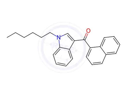 Chemical structure of JWH-019