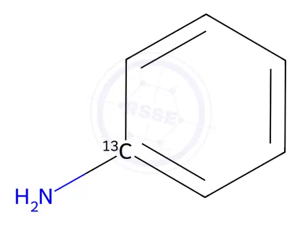 Chemical structure of ANILINE-1-13C
