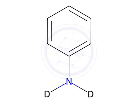 Chemical structure of Aniline-N,N-d2