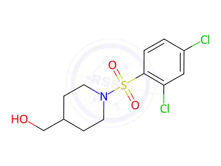 Chemical structure of [1-(2,4-Dichloro-benzenesulfonyl)-piperidin-4-yl]-Methanol
