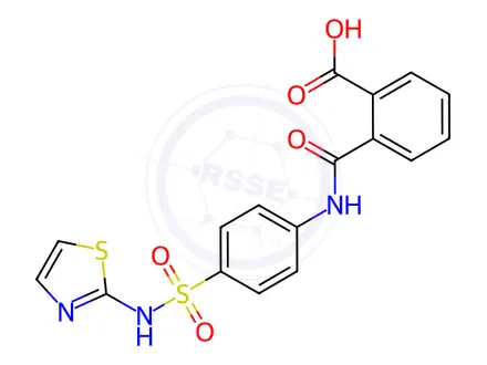 Chemical structure of N4-Phthalylsulfathiazole