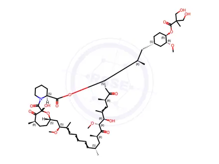 Chemical structure of Temsirolimus Isomer C