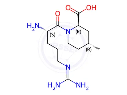 Chemical structure of Argatroban impurity 42