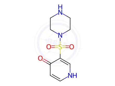 Chemical structure of 3-(Piperazin-1-ylsulfonyl)pyridin-4-ol