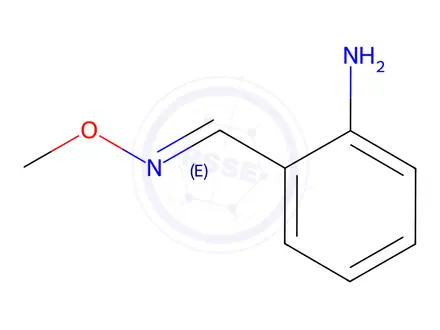Chemical structure of Benzaldehyde, 2-amino-, O-methyloxime, [C(E)]-(9CI)