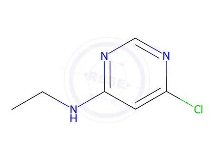 Chemical structure of 6-Chloro-N-ethylpyrimidin-4-amine