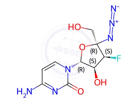 Chemical structure of Azvudine Impurity 45