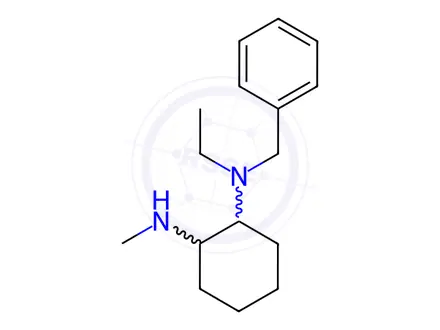 Chemical structure of N1-Benzyl-N1-ethyl-N2-methylcyclohexane-1,2-diamine