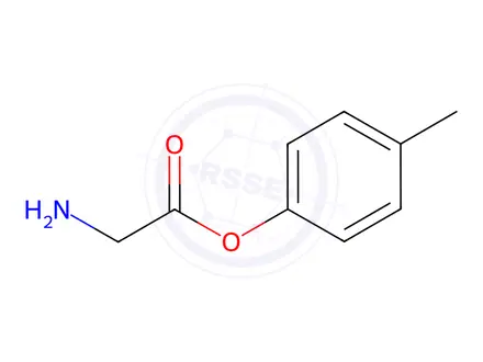 Chemical structure of P-tolyl glycinate hydrochloride