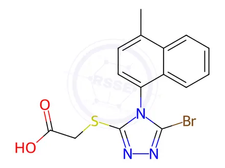 Chemical structure of Lesinurad Impurity 2