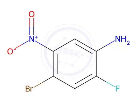 Chemical structure of 4-Bromo-2-fluoro-5-nitroaniline