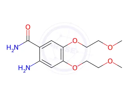 Chemical structure of Erlotinib Impurity 12