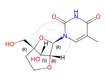 Chemical structure of Uridine Impurity 61