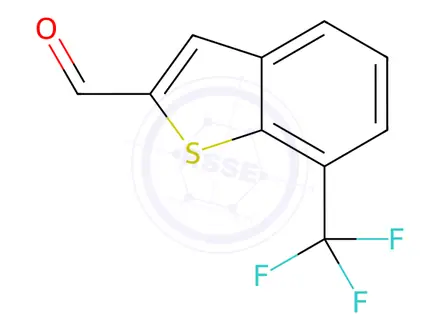 Chemical structure of 7-Trifluoromethyl-benzo[b]thiophene-2-carbaldehyde