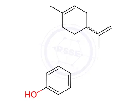 Chemical structure of Phenol, polymer with 1-methyl-4-(1-methylethenyl)cyclohexene