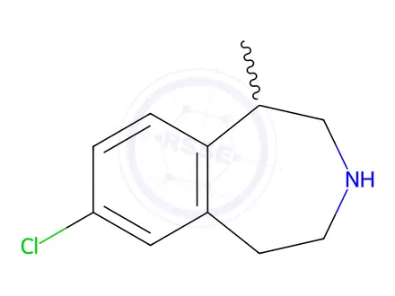 Chemical structure of Lorcaserin Hydrochloride Impurity 14 (Lorcaserin 5-Methyl Isomer)