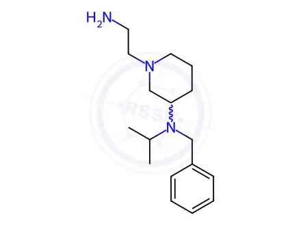 Chemical structure of 1-(2-Aminoethyl)-N-benzyl-N-isopropylpiperidin-3-amine