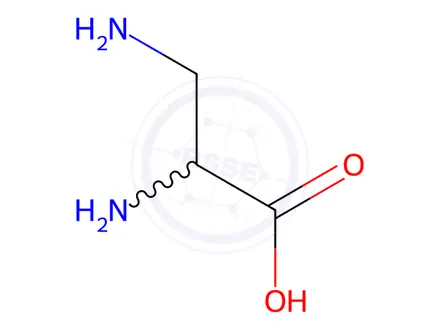 Chemical structure of 2,3-Diaminopropanoic acid dihydrochloride