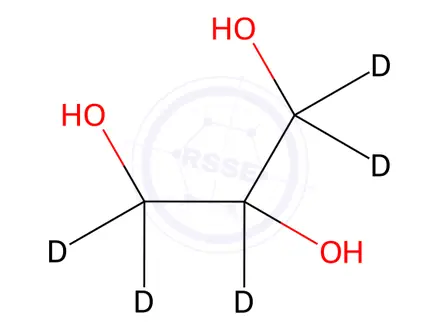 Chemical structure of Glycerol-1,1,2,3,3-d5
