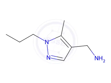 Chemical structure of (5-Methyl-1-propyl-1h-pyrazol-4-yl)methanamine