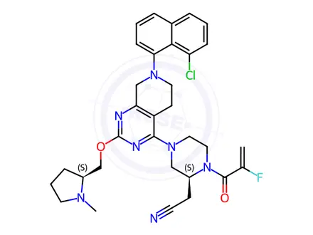 Chemical structure of Adagrasib