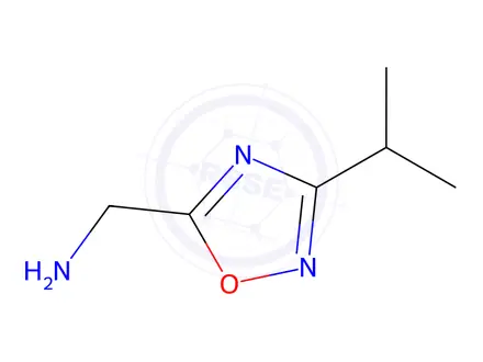 Chemical structure of (3-Isopropyl-1,2,4-oxadiazol-5-yl)methanamine