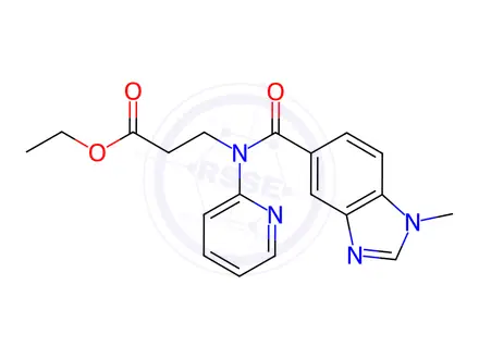 Chemical structure of Dabigatran impurity H