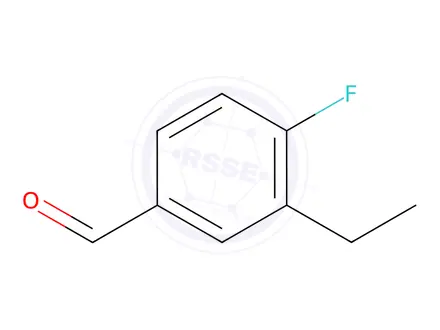 Chemical structure of Benzaldehyde, 3-ethyl-4-fluoro-(9CI)