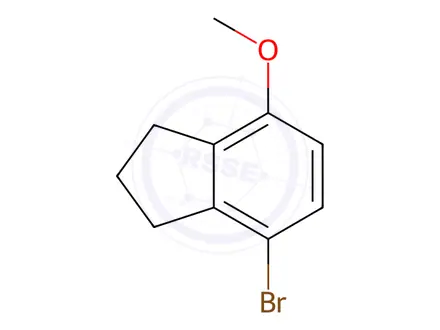 Chemical structure of 4-Bromo-7-methoxyindane