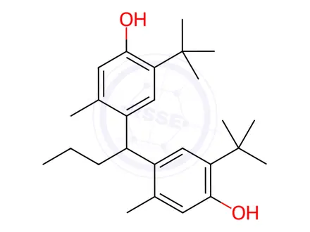 Chemical structure of 4,4'-Butylidenebis(6-tert-butyl-3-methylphenol)