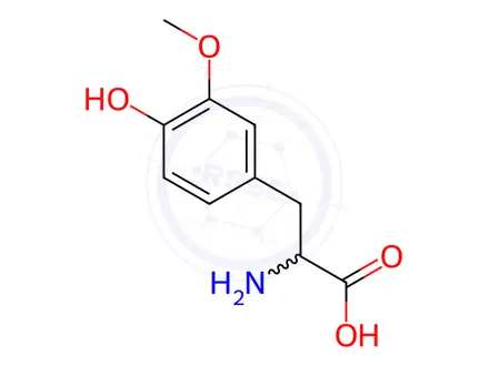 Chemical structure of Levodopa related compound B