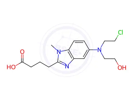 Chemical structure of Bendamustine Impurity B
