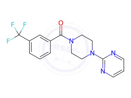 Chemical structure of (4-(Pyrimidin-2-yl)piperazin-1-yl)(3-(trifluoromethyl)phenyl)methanone
