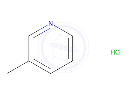Chemical structure of Pyrazine Impurity 3 HCl (3-Methylpyridine HCl)