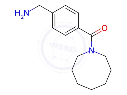 Chemical structure of (4-(Aminomethyl)phenyl)(azocan-1-yl)methanone