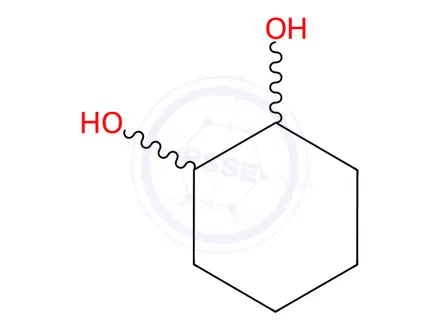 Chemical structure of Cyclohexane-1,2-diol