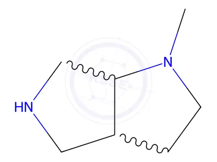 Chemical structure of 1-Methyl-hexahydropyrrolo[3,4-b]pyrrole Dihydrochloride
