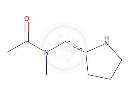 Chemical structure of N-Methyl-N-(pyrrolidin-2-ylmethyl)acetamide