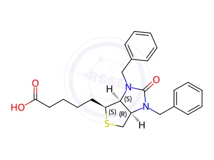 Chemical structure of Biotin Impurity 19