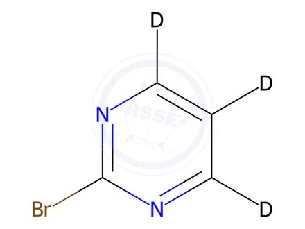 Chemical structure of 2-Bromopyrimidine-4,5,6-d3