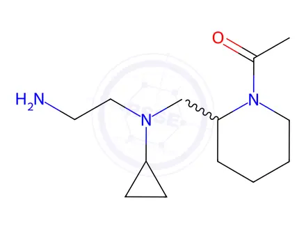 Chemical structure of 1-(2-(((2-Aminoethyl)(cyclopropyl)amino)methyl)piperidin-1-yl)ethanone