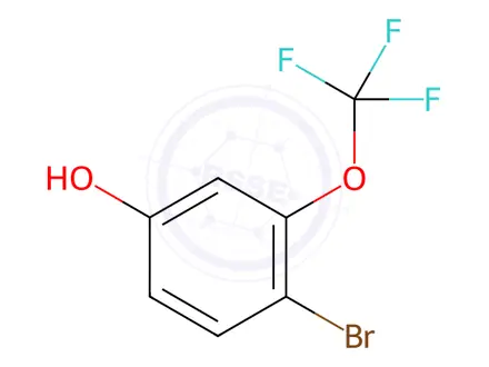 Chemical structure of 4-Bromo-3-(trifluoromethoxy)phenol