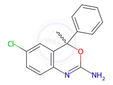 Chemical structure of N-Desethyl Etifoxine