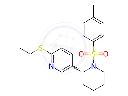 Chemical structure of 2-(Ethylthio)-5-(1-tosylpiperidin-2-yl)pyridine
