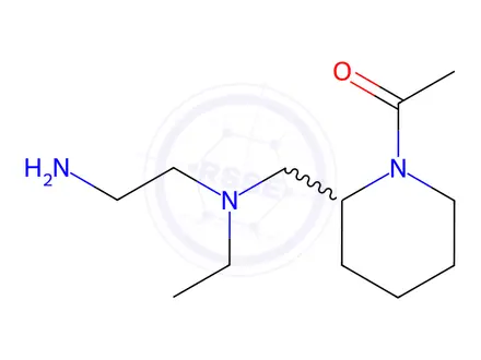 Chemical structure of 1-(2-(((2-Aminoethyl)(ethyl)amino)methyl)piperidin-1-yl)ethanone