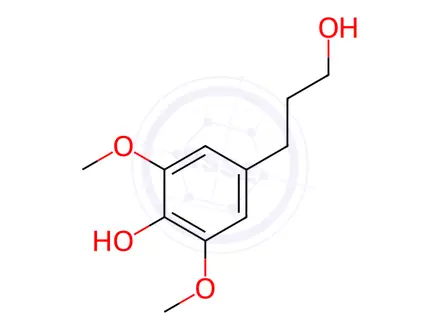 Chemical structure of 4-(3-Hydroxypropyl)-2,6-dimethoxyphenol