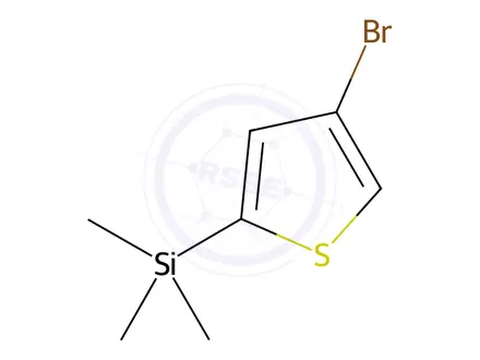 Chemical structure of 4-Bromo-2-(trimethylsilyl)thiophene