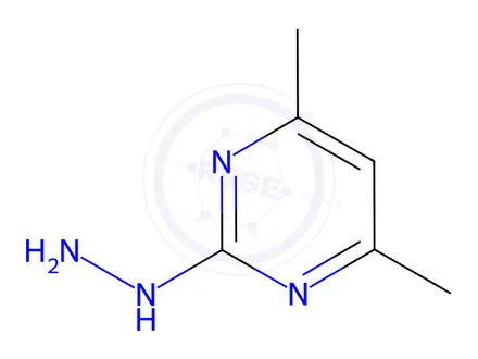 Chemical structure of 2-Hydrazinyl-4,6-dimethylpyrimidine