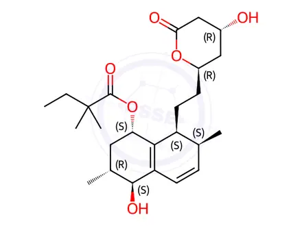 Chemical structure of Simvastatin Impurity 4