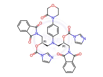 Chemical structure of Rivaroxaban Impurity 25